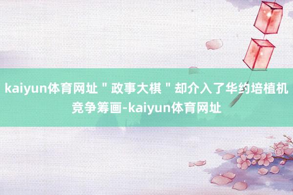 kaiyun体育网址＂政事大棋＂却介入了华约培植机竞争筹画-kaiyun体育网址