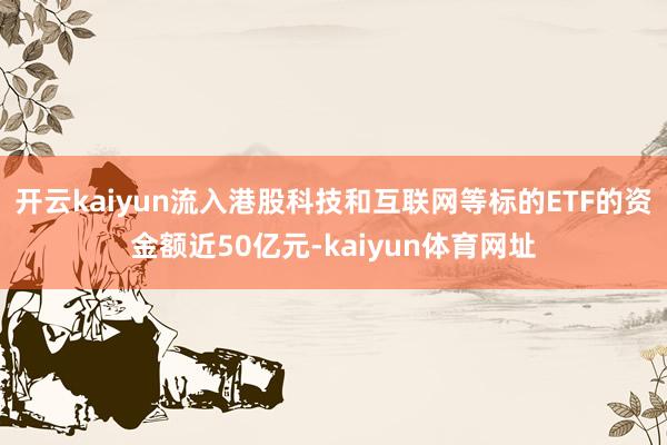 开云kaiyun流入港股科技和互联网等标的ETF的资金额近50亿元-kaiyun体育网址